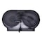 San Jamar Twin 9" JBT Toilet Tissue Dispenser, Oceans, 19 x 5 1/4 x 12, Black Pearl R4090TBK - alternate 1